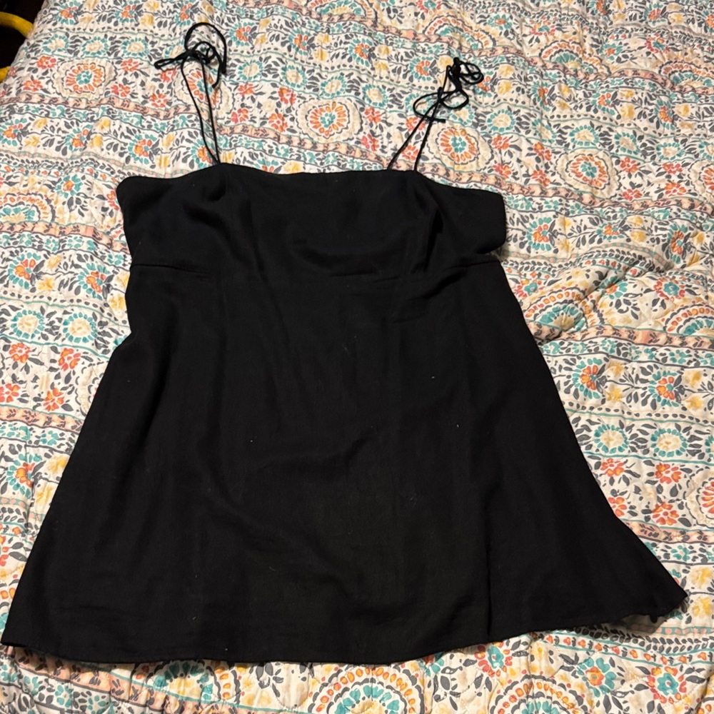 Old Navy Black Spaghetti Strap Dress